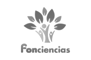 Logo de Fonciencias en blanco y negro - Agencia Creativa y Digital - Administradores de redes sociales